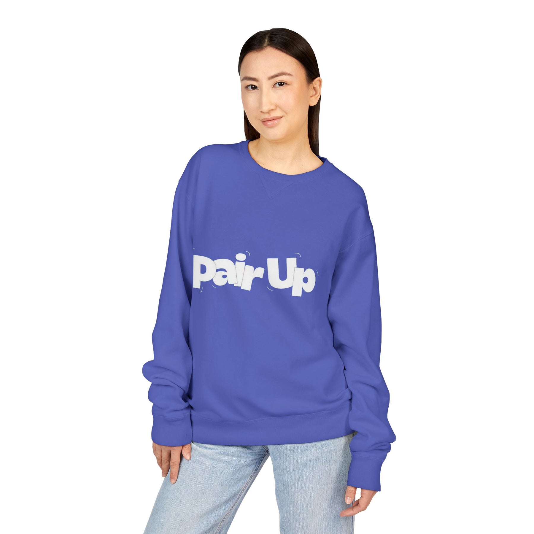 Pair Up Sweatshirt, Cozy Premium Crewneck, Perfect for Couples, Matching Outfits, Luxury OBL!V Gift, Everyday Comfort