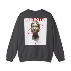 Eternity Graphic Sweatshirt, Premium Crewneck, OBL!V Fashion Layer, Luxury Everyday Wear