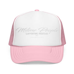 Nightlife Support Foam Trucker Hat, Party Hat, Festival Headwear, Premium Embroidered Cap..