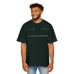 Men's Heavy Oversized Tee, Premium Top, Comfortable Streetwear, Graphic Tee,  Essential..