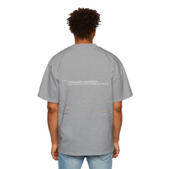 Men's Heavy Oversized Tee, Premium Top, Comfortable Streetwear, Graphic Tee,  Essential..