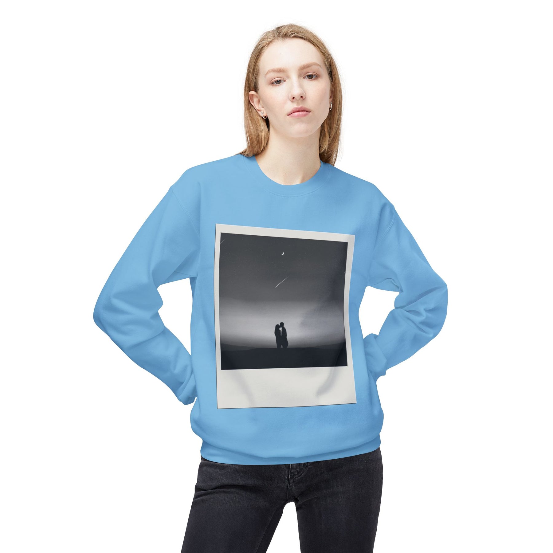 Polaroid Kiss Black Sweatshirt