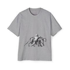 Vintage Premium  Oversized Tee with Savanna Adventure Design, Casual Wear, Graphic Tee, Streetwear Style..