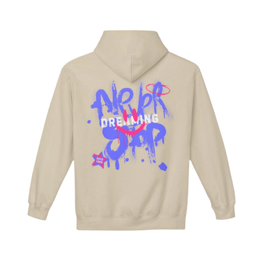 The Sand Color backside  Design Streetwear Hoodie