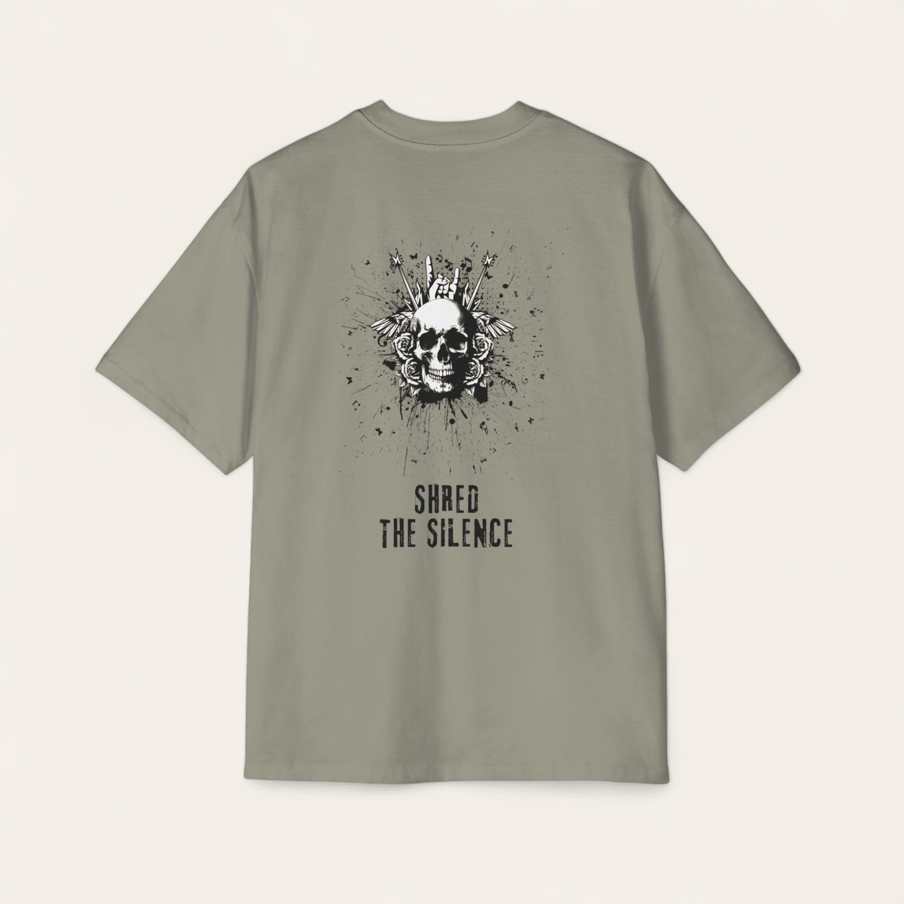 Shared The Silence Streetwear Heavy Oversized Tee