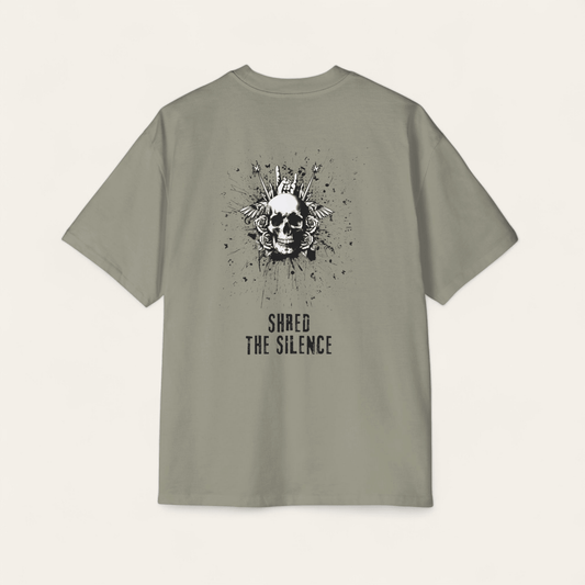 Shared The Silence Streetwear Heavy Oversized Tee