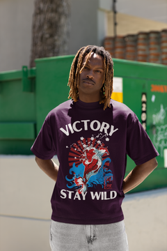 The Koi's Wild Ride to Victory Oversized-Tee