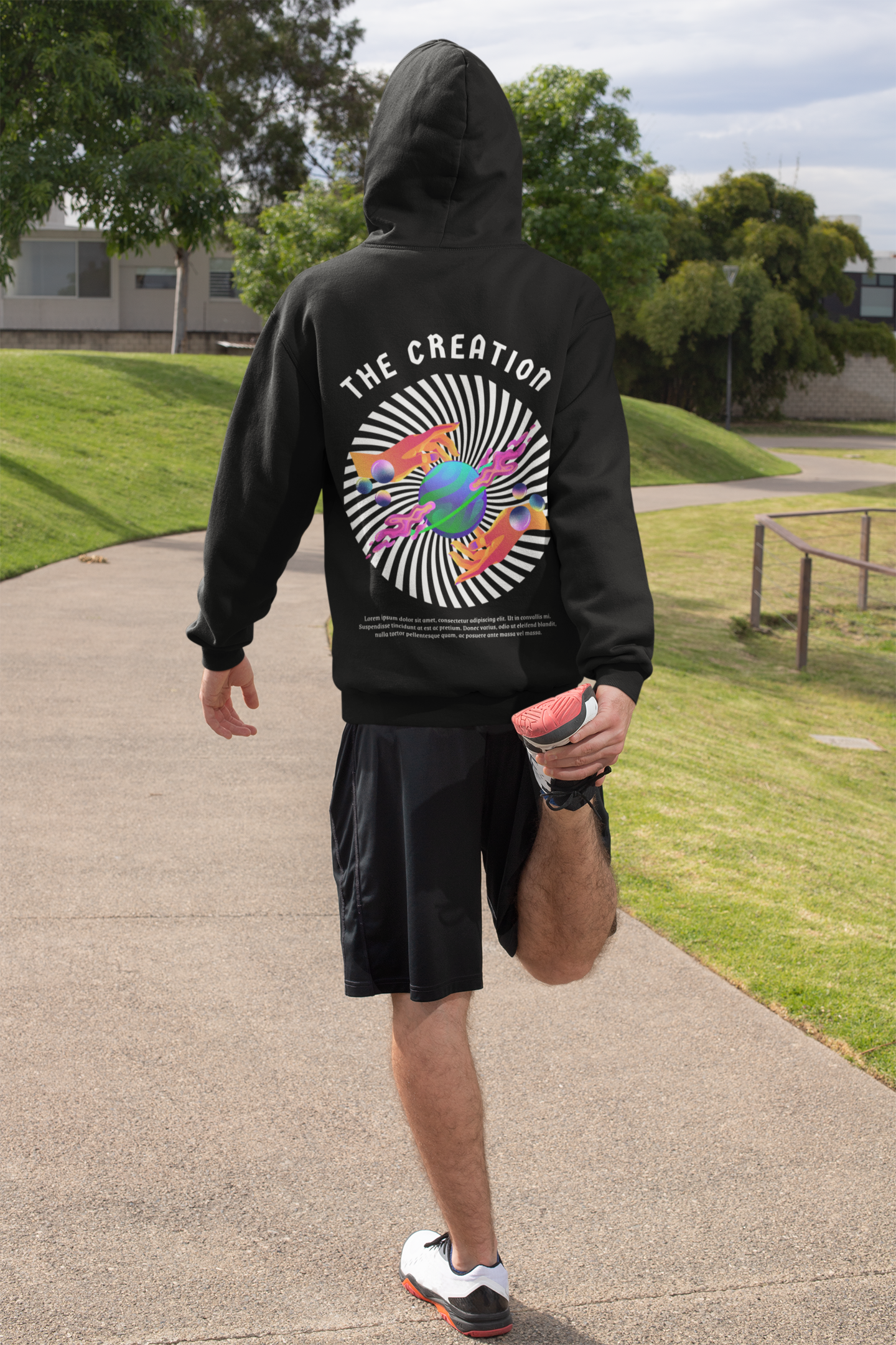 "The Creation Cosmic Art Hoodie"