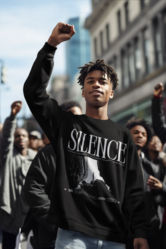 A new relaxed silence casual sweartshirt